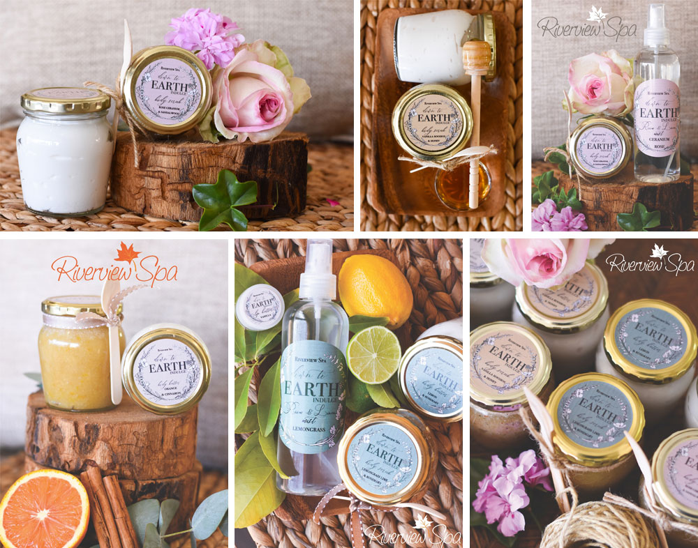Aloe Unique and Down to Earth Indulge product range at Riverview Spa